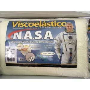 Travesseiro Memory 14 Nasa Em Viscoelastico - 1 Unid. Cor Branco