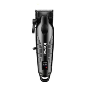 Máquina de Cortar Cabelo Profissional Kemei KM-2290 Sem Fio com Tela Digital
