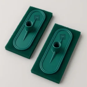 Kit 2 Rodo Fibra Abrasiva Esfregão Esponja Limpeza Pesada