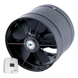 Exaustor Aço 20cm Alta Vazão Coifa Duto Churrasqueira Bivolt 127/220v