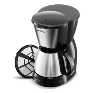 Cafeteira Britânia 550w Jarra Inox Não Quebra 18 Cafezinhos Preto 220v