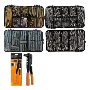 Kit1000 Paraf Bucha Arruela Prego Rebite +4 Brindes Surpresa
