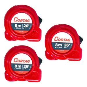 Jogo 3 Trenas 8m X 25mm Gancho Metálico Reforçado Cortag