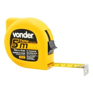 Trena aço 5 mts X 19,0 mm caixa com 12 peças Vonder