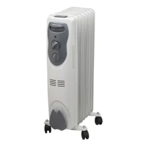 Aquecedor a óleo Ventisol 1500w cinza branco eficiente silencioso portátil seguro para casa