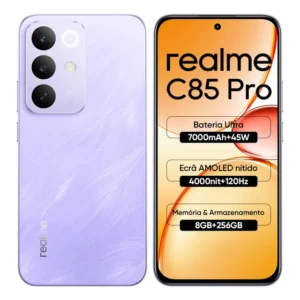 Celular Smartphone Realme C85 Pro 256gb 8gb Ram Dual Sim Bateria 7000mah IP69 Pro Resistência à água Violeta
