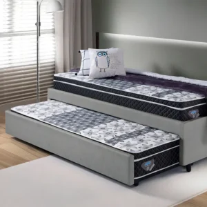 Bicama Box Solteirão 96x203 Com 2 Colchões Gransleep Ecoflex