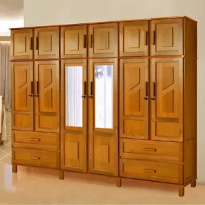 Guarda-roupa Casal Yescasa Rio Branco 12 Portas Madeira Maciça Ypê