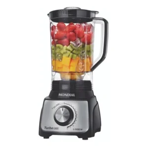 Liquidificador L-1100 Bi Turbo 3l Preto E Inox 1100w Mondial Preto/inox 127v