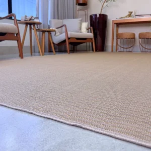 Tapete Caribe Para Sala Quarto Lavável 1,5x1,00 Pequeno Comprimento 1 M Cor Clean Caribe Largura 1.5 M