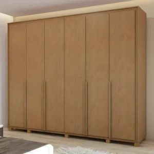 Guarda-roupa 6 Portas 6 Gavetas 100% Mdf Imperatore Ad