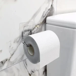 Suporte Papel Higiênico Com Adesivo Black Stolf Preto