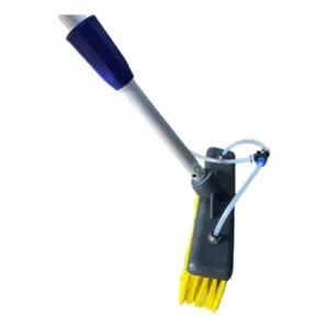 Vassoura Placa Solar Nylon Com Jato Deágua E Extensor 2 Mts
