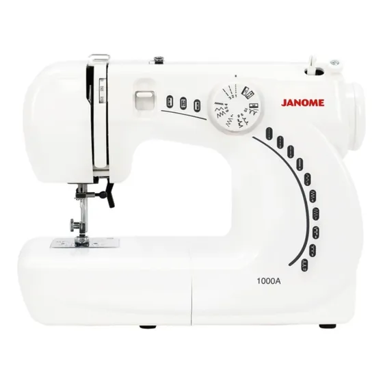 Máquina De Costura 6 Pontos 1000a Janome Branco 220v