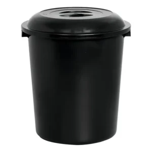 Cesto Lixo Agua Gigante Com Tampa E Alças Lavanderia 100lts