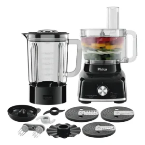Multiprocessador Philco Pmp1600p Glass Turbo 9 Em 1