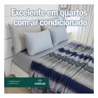 Lençol De Cobrir Casal 2,20x2,20 Malha 100% Algodão 140g Fio 24/1 Cardado Toque Macio Respirável Não Encolhe Não Dá Bolinha Viés Reforçado Cozzilar Modelo 9 - Imagem 3