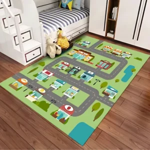 Tapete Infantil Antiderrapante 1,40 X 1,00 Belga Aveludado