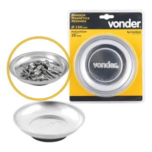 Bandeja Magnética Vonder 150mm Inox Oficina Porta Parafuso
