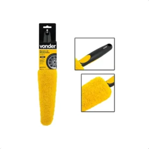 Escova De Microfibra Cônica Para Limpeza De Rodas E Aros