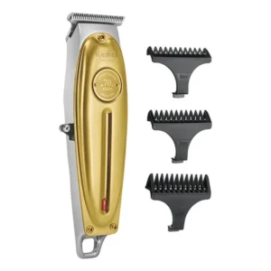 Maquina de Acabamento Kemei KM-1949 Profissional Sem Fio USB Prata