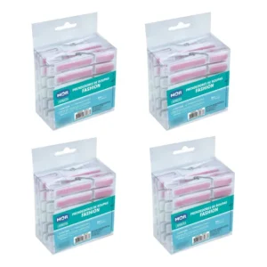 Kit 48 Prendedores Emborrachado Colorido - Fashion Mor