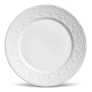 Jogo 6 Pratos Rasos Louça Branco Ø26cm Porto Brasil