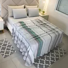 Lençol De Cobrir Queen 2,50x2,20 Malha 100% Algodão 140g Fio 24/1 Cardado Toque Macio Respirável Não Encolhe Não Dá Bolinha Viés Reforçado Cozzilar Modelo 1 - Imagem 8
