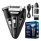 Barbeador Eletrico 3 Em 1 Depilador Intimo Masculino Indolor Preto 127/220v - Imagem 3