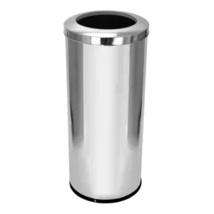 Lixeira Inox Com Aro 50 Litros