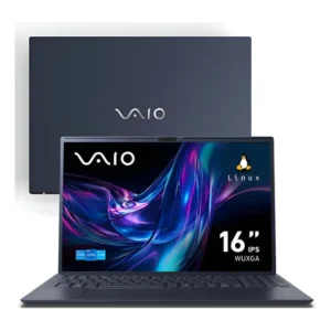 Notebook VAIO FE 16 Intel Core i5-1334U Linux, 32GB RAM 512GB SSD Tela 16" IPS WUXGA Antireflexo - Cinza Grafite - VJFE62F11X-B0111H - Permite upgrade de memória RAM e SSD