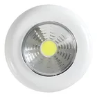 Luminária Luz Noturna Super Led Touch Redonda 1,5w 6500k Cor Branco Frio (6500k) Voltagem Bateria - Imagem 2