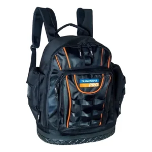 Mochila Porta Ferramentas Tramontina Pro Com 26 L Cor Preto