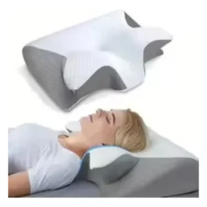 Travesseiro Ortopédico Apoio Cervical Lombar Wingpillow Nasa Branco