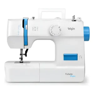 Máquina De Costura Reta Futura Plus Jx-2052 Portátil 220v Branco 220v