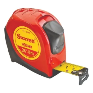 Fita Métrica Starrett Ktx1-26me-n 8 M De Comprimento, 2,5 Cm