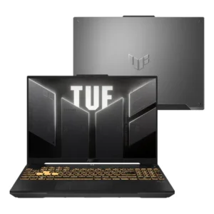 Notebook ASUS TUF Gaming F16, NVIDIA RTX 3050, Intel Core 5 210H 2,2 GHz, 8GB RAM, 512GB SSD, KeepOS Linux, Tela 16" FHD+ Nível IPS 144Hz, Mecha Gray - FX607VJ-RL002