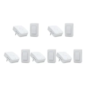 Kit C/5 - Campainha Sem Fio Qualitronix Pilha/tomada 52 T...