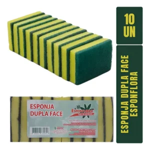 Esponja Esponflora Multiuso Dupla Face De Espuma De Poliuret