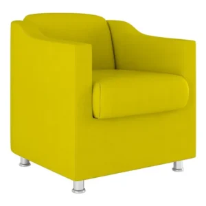 Cadeira Poltrona Decorativa Reforçada Sala De Espera Balaqui