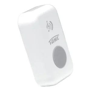 Campainha Bivolt Com Bateria Sem Fio - Fame 58 Melodias Branco 127/220v