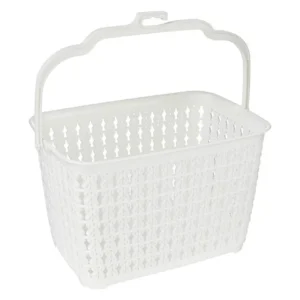 Cesto Organizador Para Prendedores De Roupas Com Alça