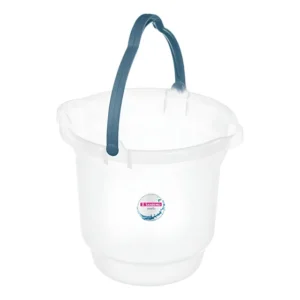 Balde Plastico Sanremo Reforçado 8,5 Litros Hydrus Alça Transparente