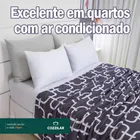 Lençol De Cobrir Casal 2,20x2,20 Malha 100% Algodão 140g Fio 24/1 Cardado Toque Macio Respirável Não Encolhe Não Dá Bolinha Viés Reforçado Cozzilar Modelo 3 - Imagem 2