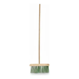 Vassoura Gari Pet Asfalto Usina Pátio Fábrica 40cm Com Cabo