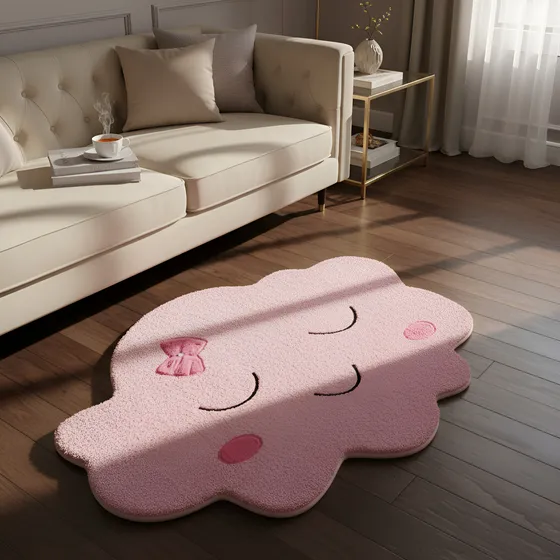 Tapete Rosa Nuvem Infantil Pelucia