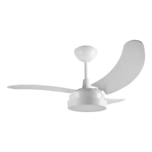 Ventilador de Teto Tron Búzios Max 100cm 220V 3 Pás LED Branco