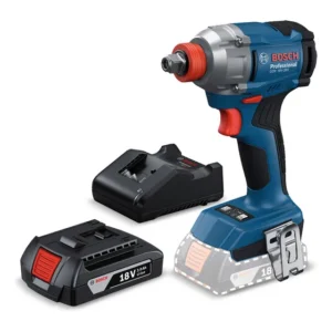 Parafusadeira E Chave De Impacto 1/2 Gdx 18v-285 Brushless Azul/vermelho 1 Bateria E Carregador Bosch