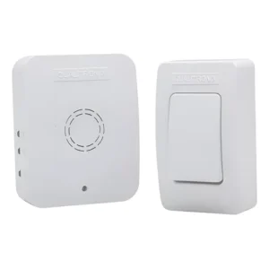 Campainha Musical Sem Fio Externa Longo Alcance Branco Bivolt Automatico