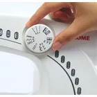 Máquina De Costura 6 Pontos Janome Branco 127v - Imagem 2